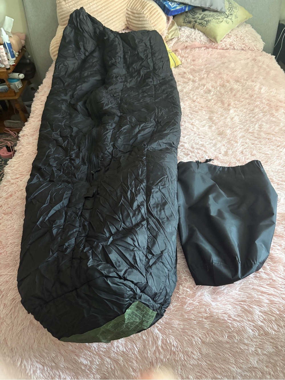 Marmot US Military Modular Sleeping Bag Intermediate Cold Black L